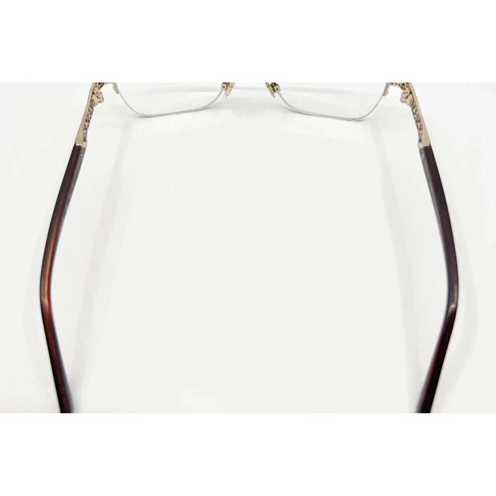 Sophia Loren Beau Rivage 63 Eyeglasses Womens Burgundy Gold Filigree 50-18-135